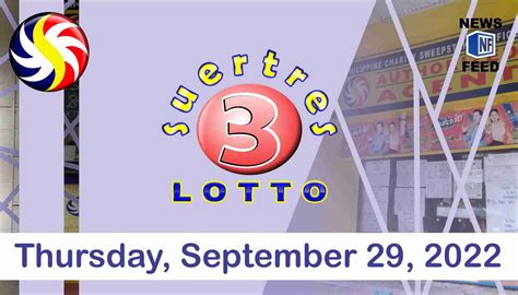 SWERTRES RESULT, Thursday, September 29, 2022 – Official PCSO Lot.